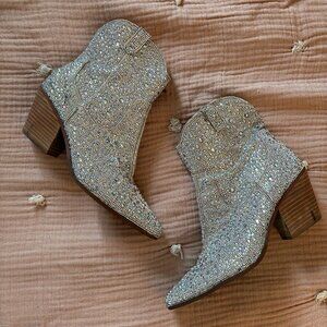 Crystal Ankle Boots